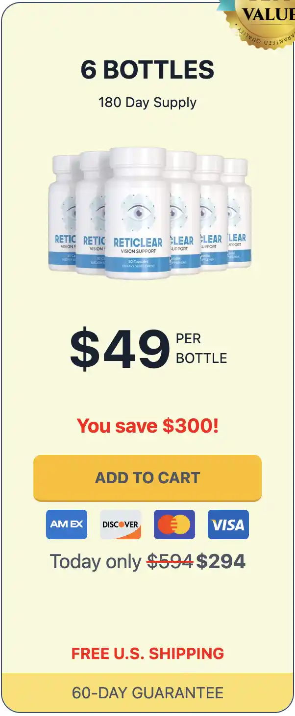 reticlear 6 bottles price